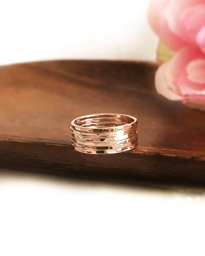 
            
                Load image into Gallery viewer, Minimalist Stacking Rings Set, 
            
        