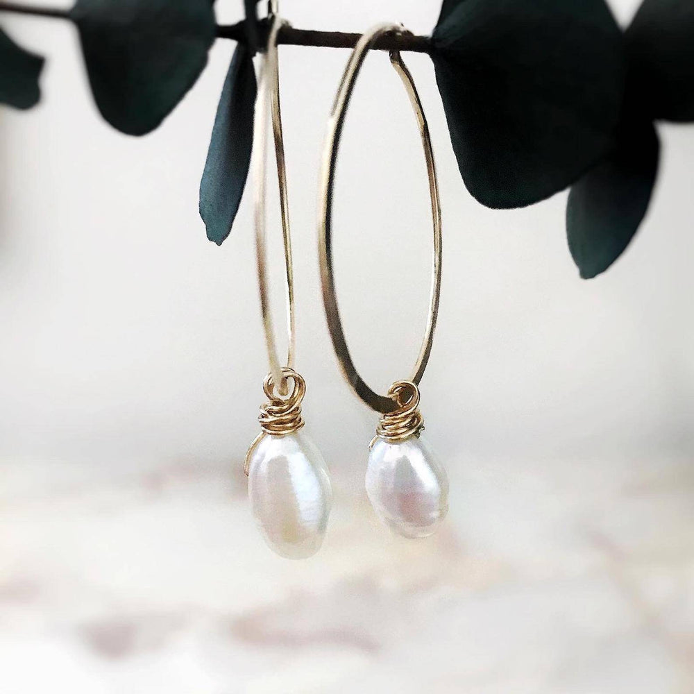 large gold Hoop Earrings