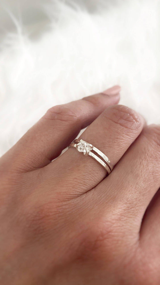 Herkimer Engagement Ring white gold