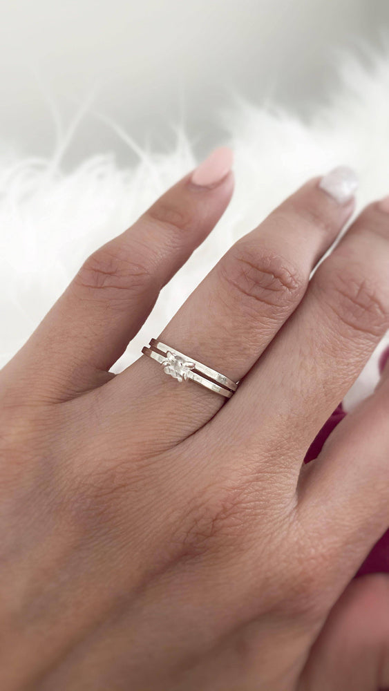 
            
                Load image into Gallery viewer, Sterling Silver Engagement Ring
            
        