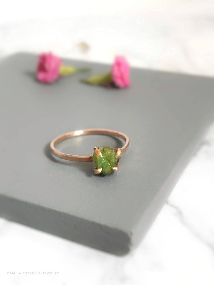 
            
                Load image into Gallery viewer, Raw Peridot Ring, 
            
        