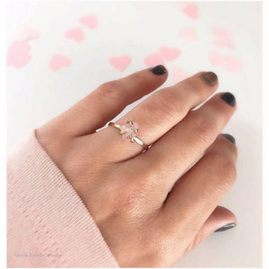 
            
                Load image into Gallery viewer, Raw Rose Quartz Ring, 
            
        