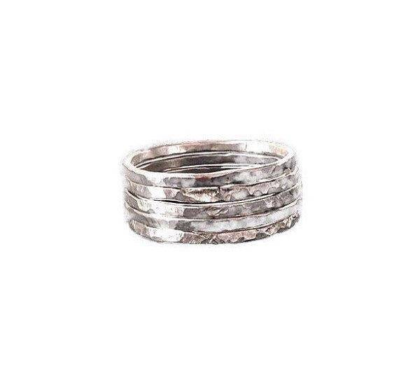 
            
                Load image into Gallery viewer, Silver Stacking Ring Sets, 
            
        