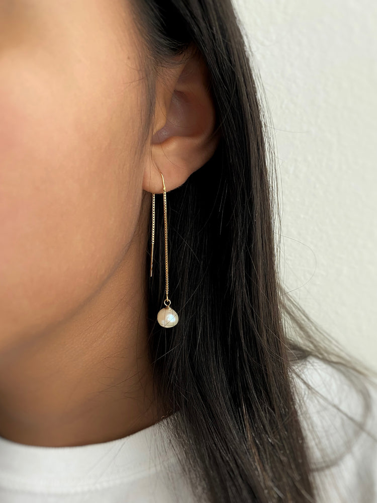 pearl long chian Earrings