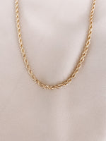 mens rope chain gold