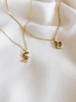 14k Gold initial Necklace