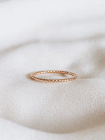 Twist Stackable Ring Gold