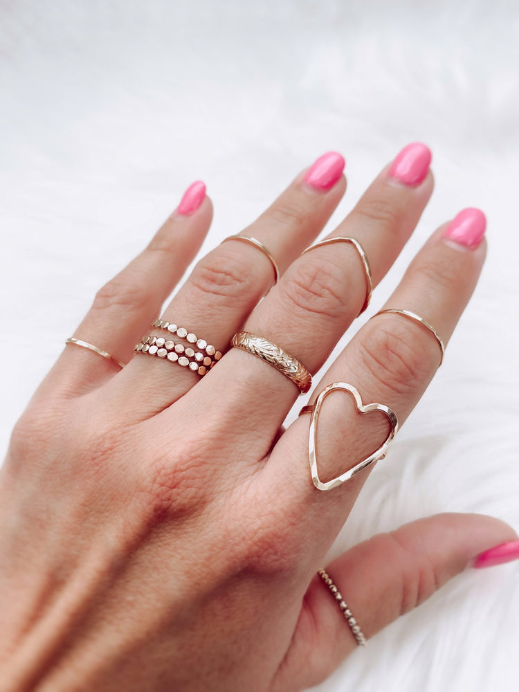 Heart Ring  - 14K GOLD