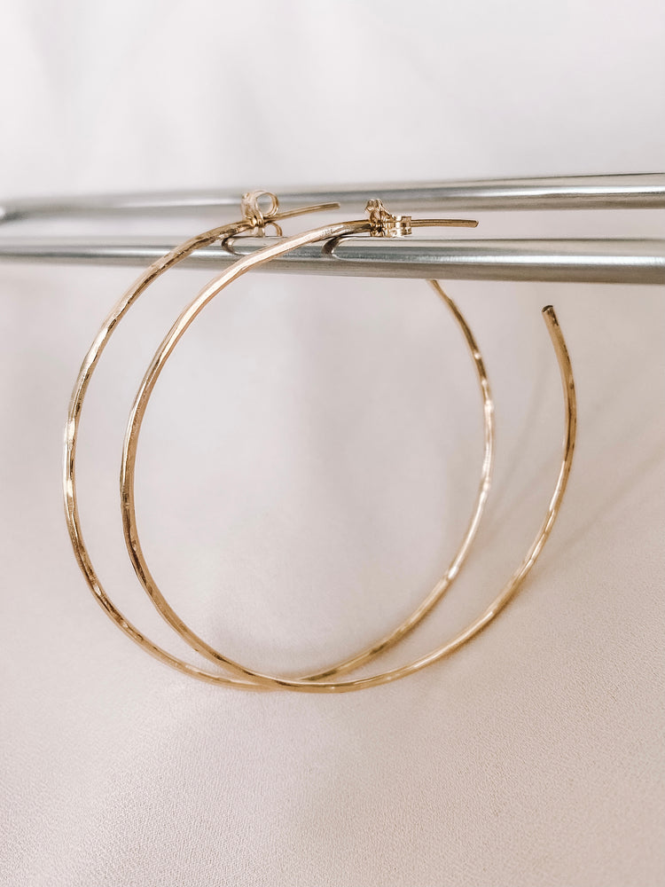 
            
                Load image into Gallery viewer, large hoop earrings gold
            
        