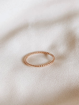 Gold Thin stacking rings 