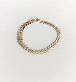 herringbone bracelets gold