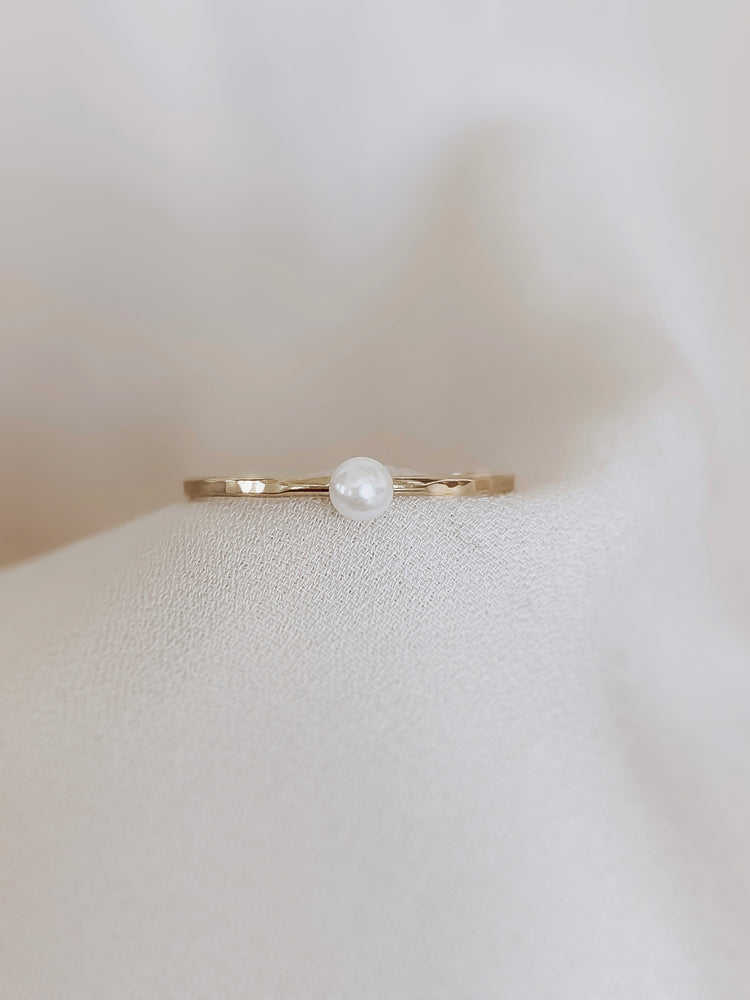 
            
                Load image into Gallery viewer, Tiny Pearl Ring
            
        