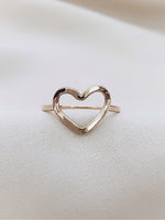 statement Heart Ring gold
