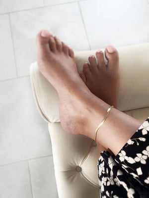 herringbone anklet bracelets gold