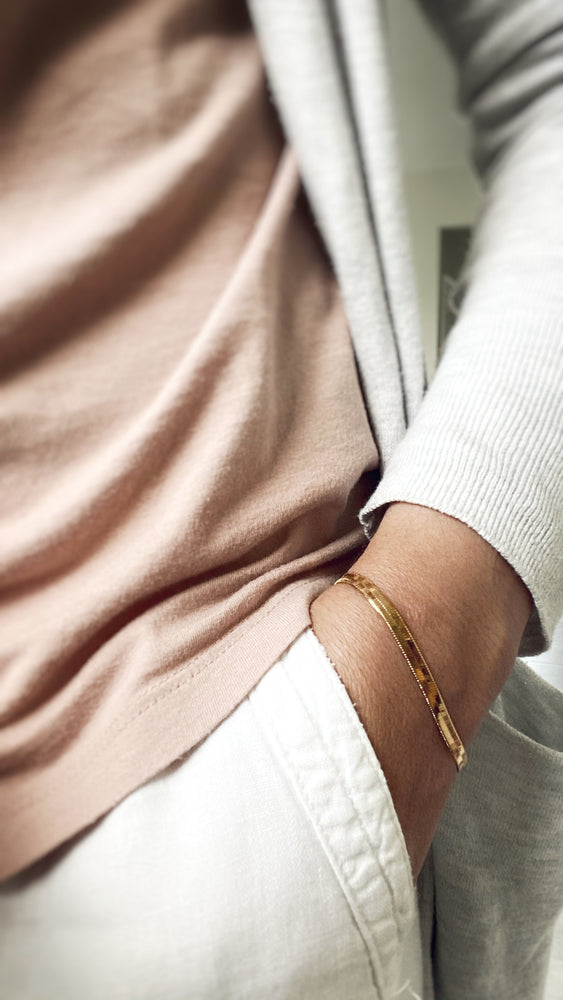 herringbone bracelet gold for women