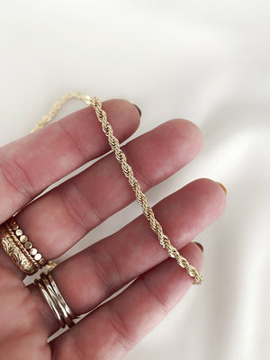 gold rope chain necklace for him