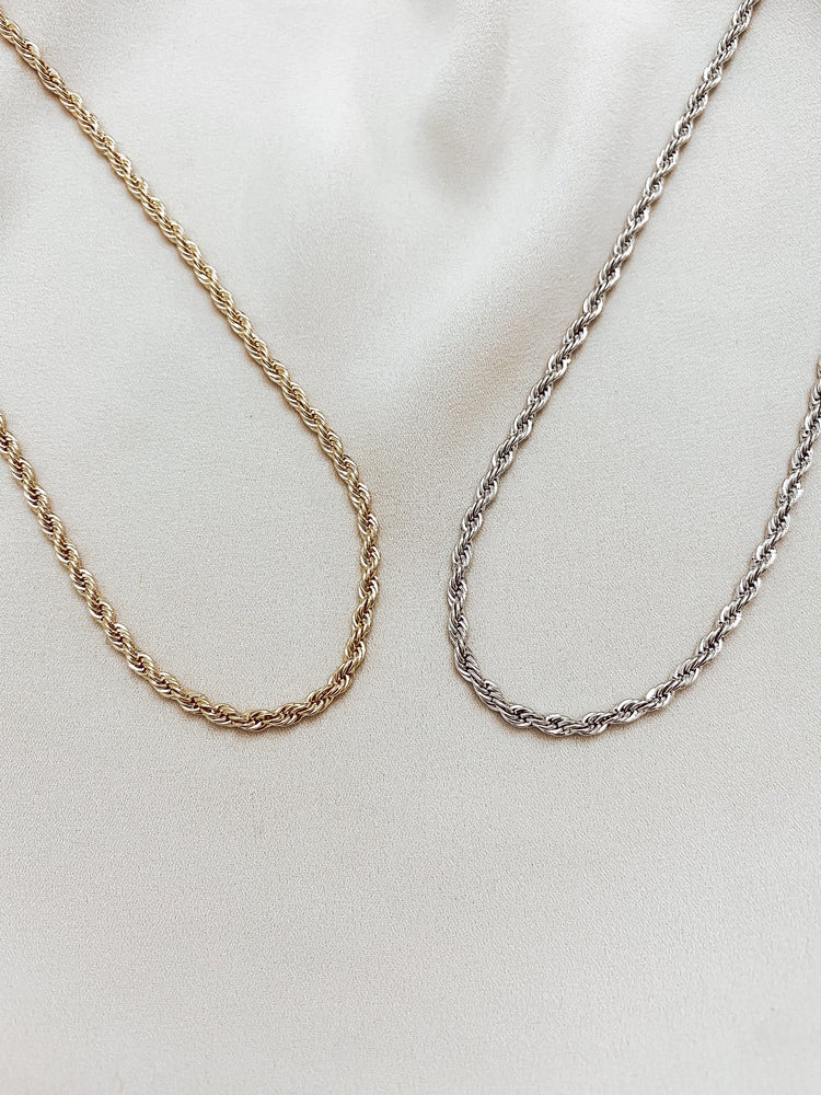 mens rope chain 4mm 
