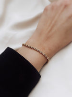 rope bracelet gold filled
