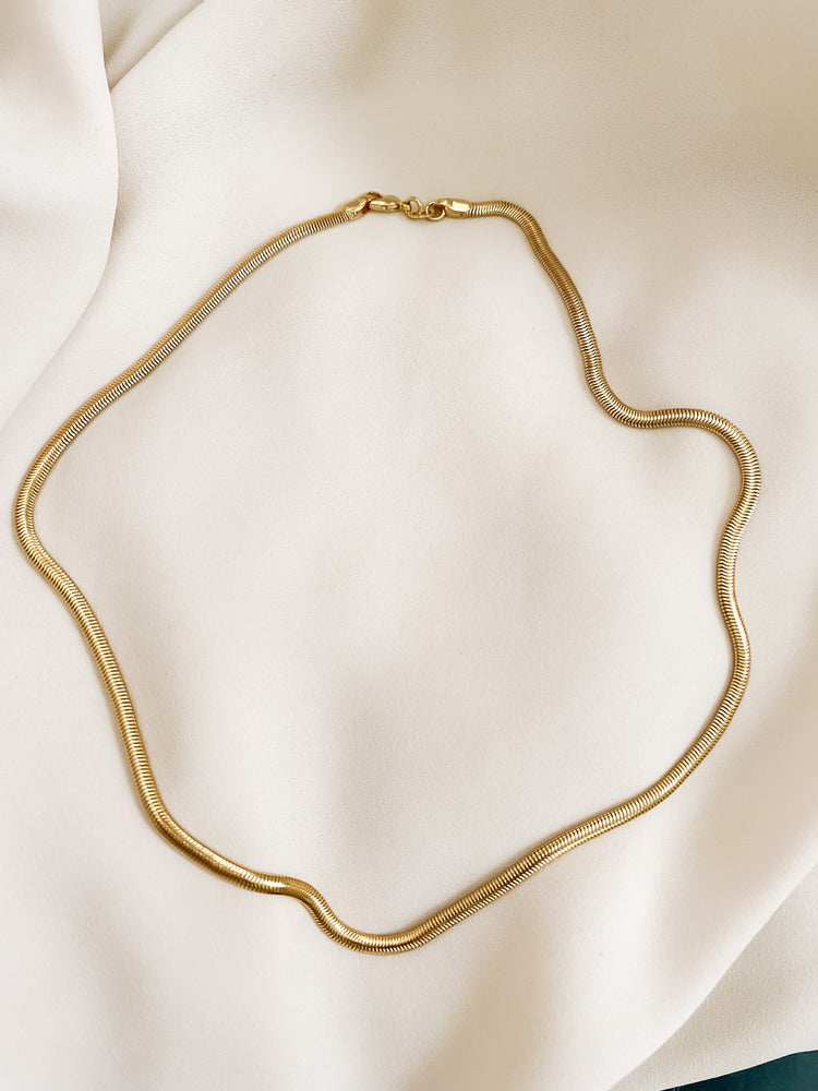 gold herringbone chain 