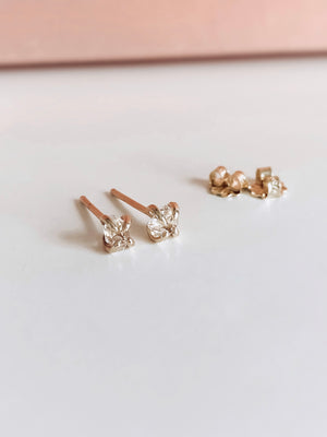 diamond earrings gold for women