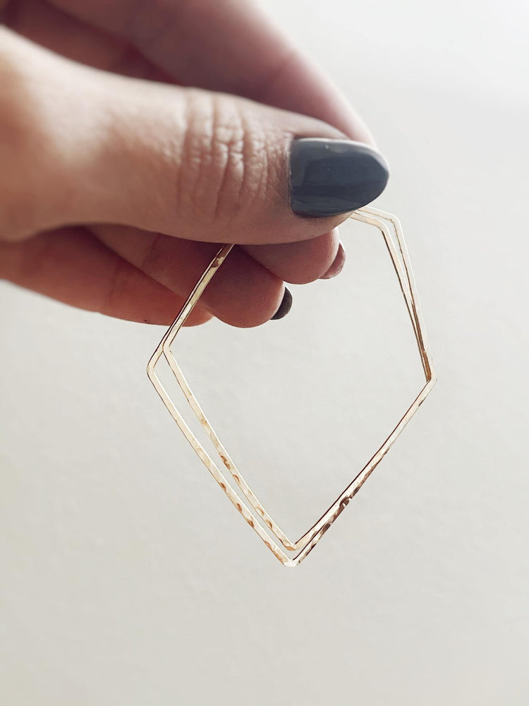 gold filled hoop earrings